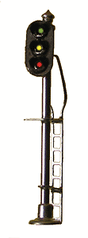 Vertical Signal -- Three-Light w/LEDs