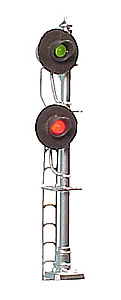 Searchlight Signal -- Double-Head