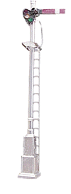 Semaphore Signal -- Lower Quadrant Semaphore w/Relay Base