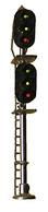 Vertical Signal -- Two-Head, Three-Light
