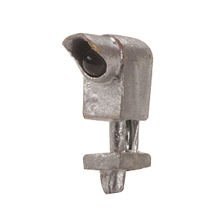 Dwarf Searchlight Signal -- Single-Aspect (Silver)