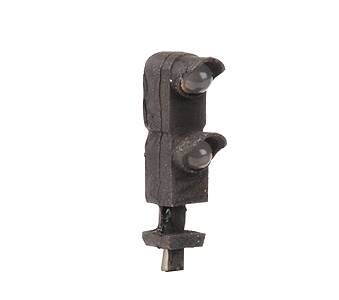 Dwarf Searchlight Signal -- Double Aspect (black)