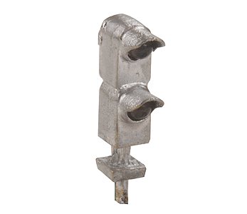 Dwarf Searchlight Signal -- Double Aspect (silver)
