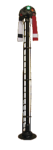 Union Switch & Signal Train Order Signal -- Lower Quadrant