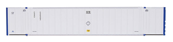 53' Hyundai Container Late Version 2-Pack - Ready to Run -- CSXU