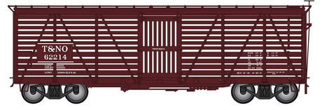 Harriman 40' Stock Car - Ready to Run -- Texas & New Orleans (Boxcar Red)