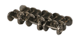 All Brass Insulated Wheel Sets pkg(12) -- 38" Semi-Scale