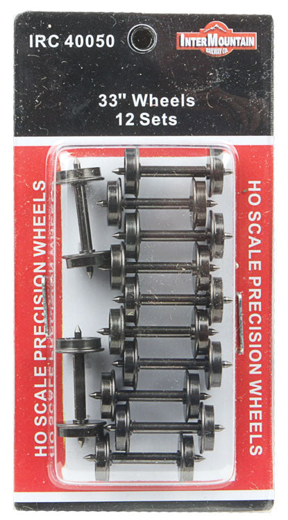 All Brass Insulated Wheel Sets pkg(12) -- 33"