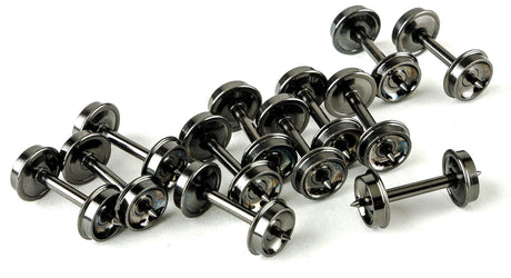 33" High Detail Brass Insulated Wheelsets -- 12 Axles
