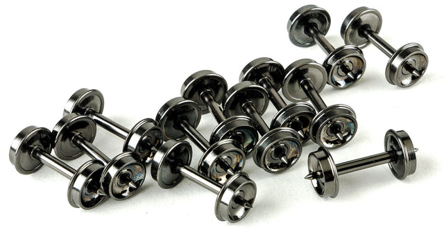 33" High Detail Brass Insulated Wheelsets -- 12 Axles