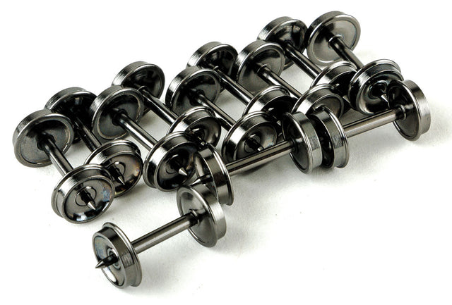 36" High Detail Brass Insulated Wheelsets -- 12 Axles