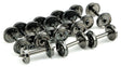 36" Semi-Scale Insulated Brass Wheelsets -- pkg(12)