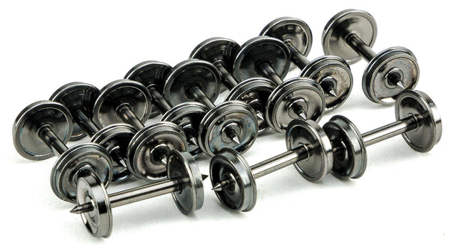 36" Semi-Scale Insulated Brass Wheelsets -- pkg(12)