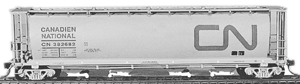 59' Cylindrical Covered Hopper - Round Hatch Version -- CN Wet Noodle