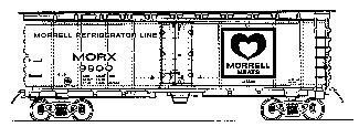 R-40-23 Reefer Car -- Morrell Meats