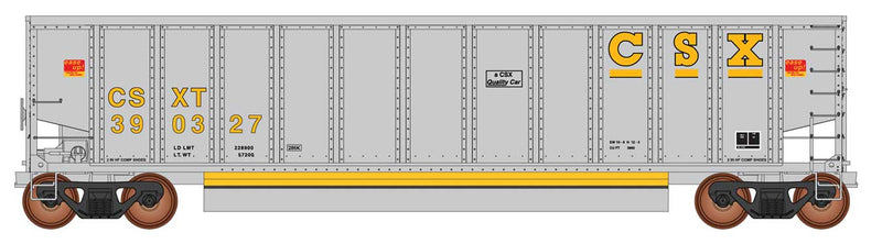 13-Panel Coalporter Coal Gondola - Ready to Run - Value Line -- CSX (gray, yellow)