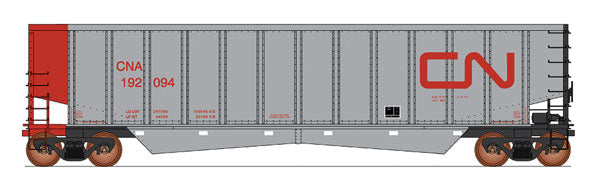 Trinity Aluminator(R) Coal Gondola - Ready to Run - Value Line -- Canadian National (silver, red)