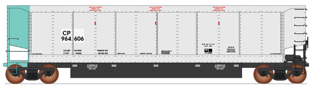 AeroFlo Coal Gondola II - Ready to Run -  Value Line -- Canadian Pacific (Ex-LUSX Style 2, aluminum, green)