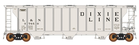 ACF 2927 Cu. Ft. Covered Hopper - Ready to Run -- Louisville & Nashville (gray, Dixie Line Billboard Lettering)