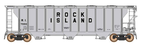 ACF 2927 Cu. Ft. Covered Hopper - Ready to Run -- Rock Island (gray)