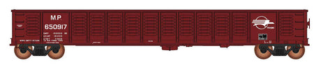 52'6" Corrugated-Side Gondola - Ready to Run - Value Line -- Missouri Pacific (Boxcar Red, Eagle Buzz Saw Logo)