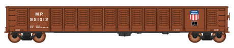 52'6" Corrugated-Side Gondola - Ready to Run - Value Line -- Missouri Pacific/UP (Boxcar Red)