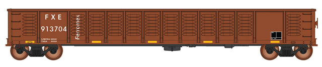 52'6" Corrugated-Side Gondola - Ready to Run - Value Line -- Ferromex (Boxcar Red)