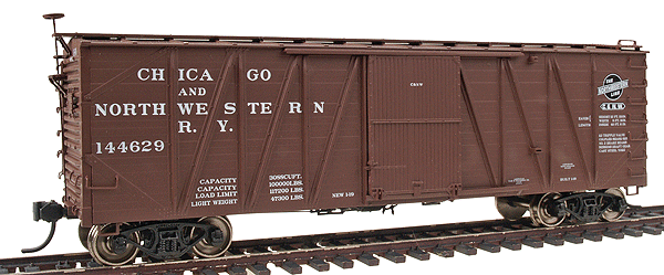 Tichy Train Group USRA Single-Sheathed Boxcar - Assembled -- Chicago & North Western