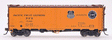 R-40-23 Steel Ice Reefer - Ready to Run -- Pacific Fruit Express (orange, Boxcar Red, SP Lines & UP black & white Logo)