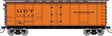 R-40-23 Steel Ice Reefer - Ready to Run -- Merchants Despatch MDT (1960s, orange, black)