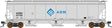 Trinity 5161 3-Bay Covered Hopper - Ready to Run -- Archer-Daniels-Midland (gray, Molecule Logo)