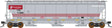 Trinity 5161 3-Bay Covered Hopper - Ready to Run -- Ferromex (gray, red, yellow conspicuity marks)