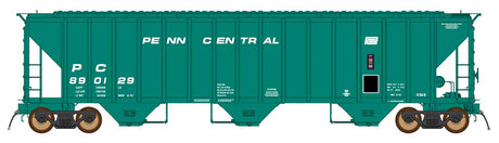 4785 PS2-CD Covered Hopper Late Version - Ready to Run -- Penn Central (Class H54B, Jade Green, Small Logo)