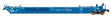 Maxi IV Intermodal Well Car 3-Unit Set Early Version - Ready to Run -- DTTX (ex-Pacer Stacktrain BRAN, blue, white)