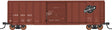 Pullman-Standard 5277 Cu.Ft. Exterior-Post Boxcar - Ready to Run -- Chicago & North Western (Boxcar Red, black logo)