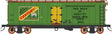 Fruit Growers Express Wood Refrigerator Car - Ready to Run -- Century Beer SNBX (green, Boxcar Red, yellow)