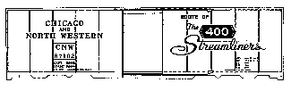 40' AAR Boxcar CNW