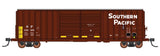 FMC 5283 Cubic Foot Double-Door Boxcar - Ready to Run -- Southern Pacific (boxcar Red, white, Engine Block Service)-1