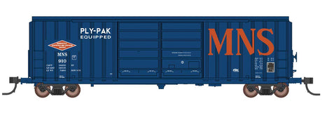 FMC 5283 Cubic Foot Double-Door Boxcar - Ready to Run -- Minneapolis, Northfield & Southern (blue, red, white, Billboard MNS)