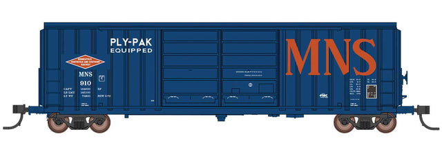 FMC 5283 Cubic Foot Double-Door Boxcar - Ready to Run -- Minneapolis, Northfield & Southern (blue, red, white, Billboard MNS)