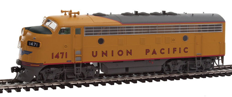EMD F7A w/Sound & DCC -- Union Pacific (Armour Yellow, gray, red)