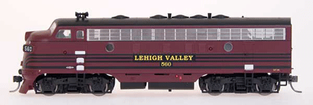 EMD F7A - Standard DC -- Lehigh Valley