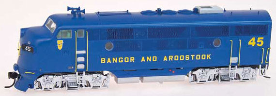 EMD F3A - Standard DC -- Bangor & Aroostook