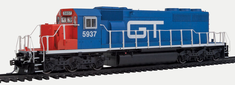 EMD SD40-2 w/DCC -- Grand Trunk (Blue, red, white)