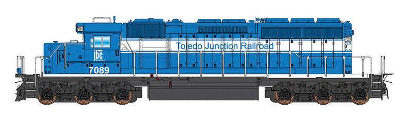 EMD SD40-2 w/DCC -- Toledo Junction #7089 (blue, white)