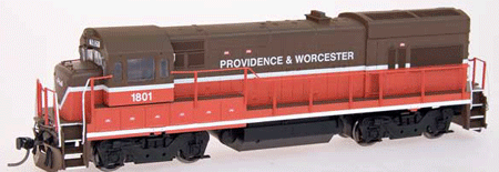 GE U18B - Standard DC -- Providence & Worcester (Late Scheme)