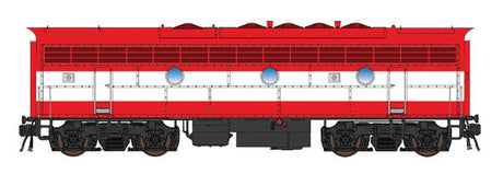 EMD F7B - Standard DC -- St. Louis-San Francisco (orange, white)