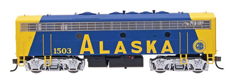 EMD F7B - Standard DC -- Alaska Railroad (blue)