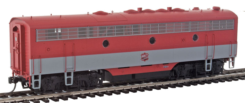 EMD F7B - Standard DC -- Missouri-Kansas-Texas (red, gray, yellow)
