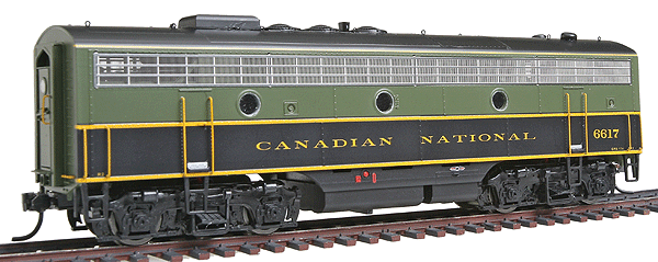 EMD F9B - Standard DC -- Canadian National (green, black, yellow)